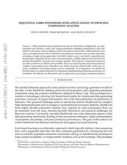 Sequential Gibbs Posteriors with Applications to Principal Component
  Analysis