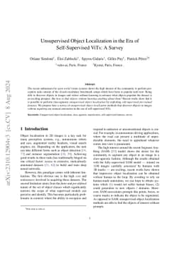 Unsupervised Object Localization in the Era of Self-Supervised ViTs: A
  Survey