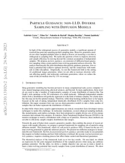Particle Guidance: non-I.I.D. Diverse Sampling with Diffusion Models