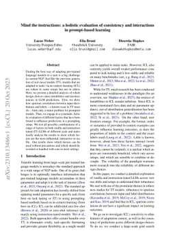 Mind the instructions: a holistic evaluation of consistency and
  interactions in prompt-based learning