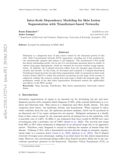 Inter-Scale Dependency Modeling for Skin Lesion Segmentation with
  Transformer-based Networks