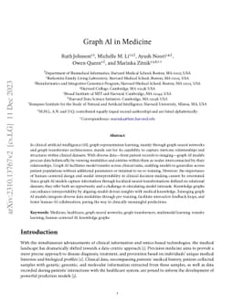 Graph AI in Medicine