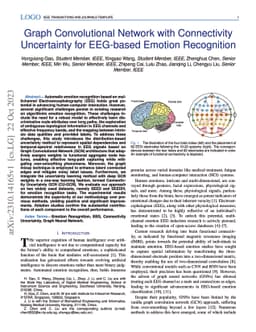 Graph Convolutional Network with Connectivity Uncertainty for EEG-based
  Emotion Recognition