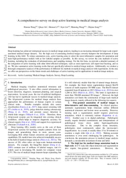 A comprehensive survey on deep active learning in medical image analysis