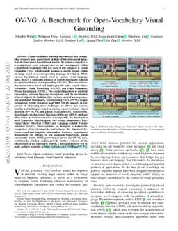 OV-VG: A Benchmark for Open-Vocabulary Visual Grounding