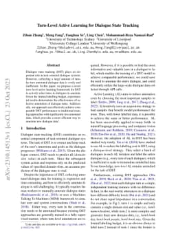 Turn-Level Active Learning for Dialogue State Tracking