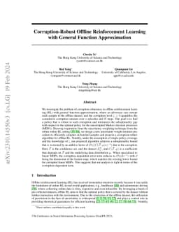Corruption-Robust Offline Reinforcement Learning with General Function
  Approximation