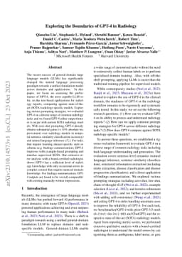 Exploring the Boundaries of GPT-4 in Radiology