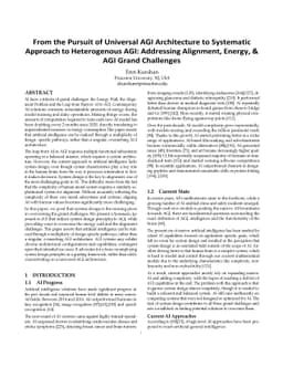 Systematic AI Approach for AGI: Addressing Alignment, Energy, and AGI
  Grand Challenges