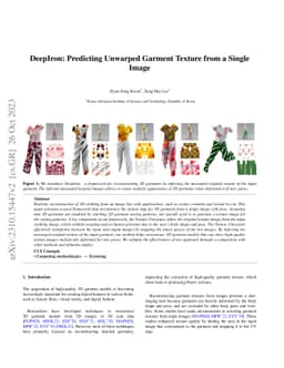 DeepIron: Predicting Unwarped Garment Texture from a Single Image