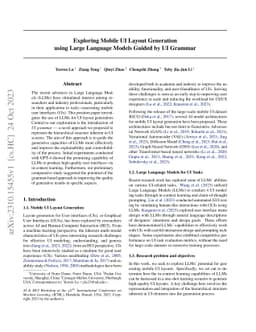 UI Layout Generation with LLMs Guided by UI Grammar