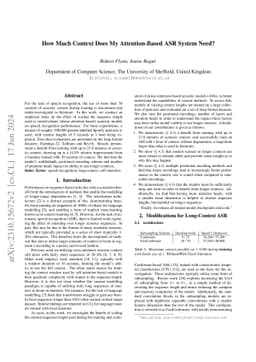 How Much Context Does My Attention-Based ASR System Need?