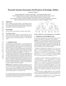 Towards Assume-Guarantee Verification of Strategic Ability