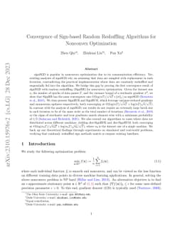 Convergence of Sign-based Random Reshuffling Algorithms for Nonconvex
  Optimization