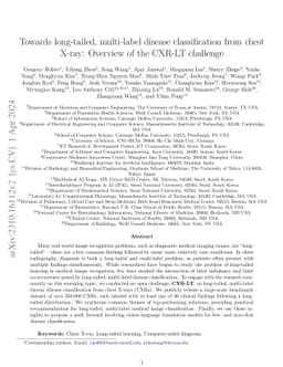 Towards long-tailed, multi-label disease classification from chest
  X-ray: Overview of the CXR-LT challenge