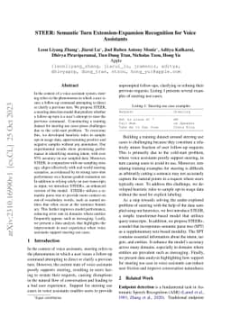 STEER: Semantic Turn Extension-Expansion Recognition for Voice
  Assistants