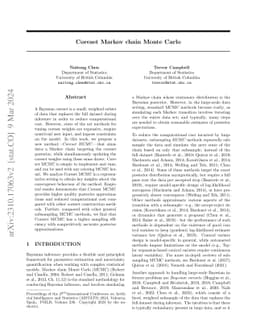 Coreset Markov Chain Monte Carlo
