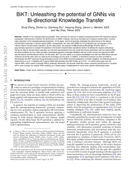 Unleashing the potential of GNNs via Bi-directional Knowledge Transfer