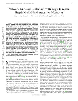 Network Intrusion Detection with Edge-Directed Graph Multi-Head
  Attention Networks