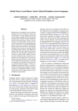 Global Voices, Local Biases: Socio-Cultural Prejudices across Languages