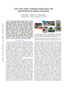 Grow Your Limits: Continuous Improvement with Real-World RL for Robotic
  Locomotion