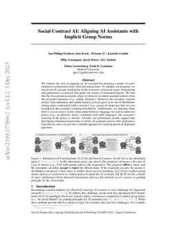 Social Contract AI: Aligning AI Assistants with Implicit Group Norms