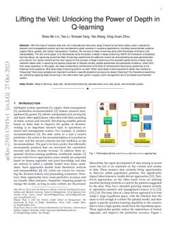 Lifting the Veil: Unlocking the Power of Depth in Q-learning