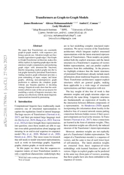Transformers as Graph-to-Graph Models