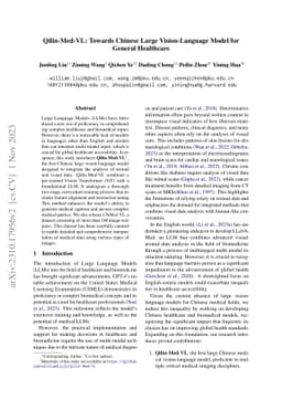 Qilin-Med-VL: Towards Chinese Large Vision-Language Model for General
  Healthcare