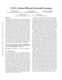 EcoLearn: Optimizing the Carbon Footprint of Federated Learning