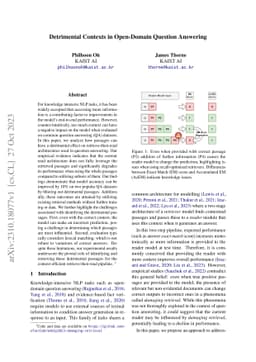 Detrimental Contexts in Open-Domain Question Answering