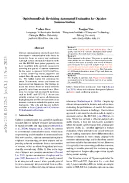 OpinSummEval: Revisiting Automated Evaluation for Opinion Summarization