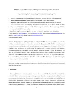 TBDLNet: a network for classifying multidrug-resistant and
  drug-sensitive tuberculosis