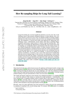 How Re-sampling Helps for Long-Tail Learning?