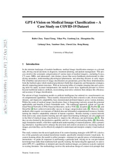 GPT-4 Vision on Medical Image Classification -- A Case Study on COVID-19
  Dataset