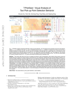 T-PickSeer: Visual Analysis of Taxi Pick-up Point Selection Behavior