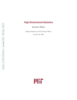 High-Dimensional Statistics