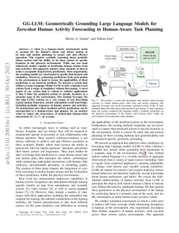GG-LLM: Geometrically Grounding Large Language Models for Zero-shot
  Human Activity Forecasting in Human-Aware Task Planning