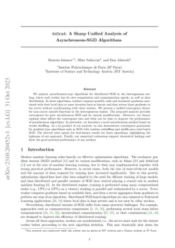 AsGrad: A Sharp Unified Analysis of Asynchronous-SGD Algorithms