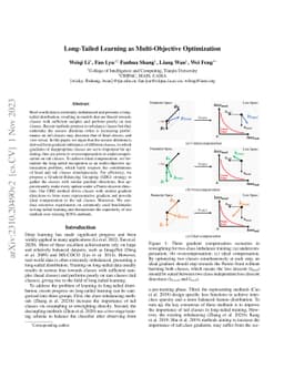 Long-Tailed Learning as Multi-Objective Optimization