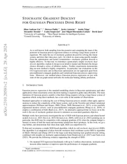 Stochastic Gradient Descent for Gaussian Processes Done Right