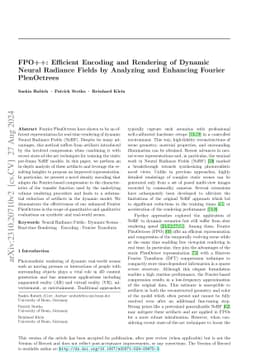 FPO++: Efficient Encoding and Rendering of Dynamic Neural Radiance
  Fields by Analyzing and Enhancing Fourier PlenOctrees
