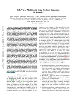 RoboVQA: Multimodal Long-Horizon Reasoning for Robotics