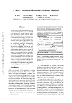 ATHENA: Mathematical Reasoning with Thought Expansion