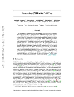 Generating QM1B with PySCF$_{\text{IPU}}$