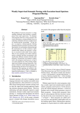 Weakly Supervised Semantic Parsing with Execution-based Spurious Program
  Filtering