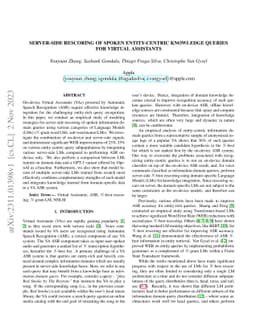 Server-side Rescoring of Spoken Entity-centric Knowledge Queries for
  Virtual Assistants