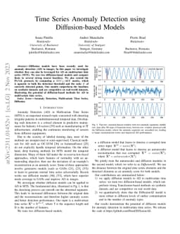 Time Series Anomaly Detection using Diffusion-based Models