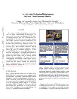 FAITHSCORE: Evaluating Hallucinations in Large Vision-Language Models