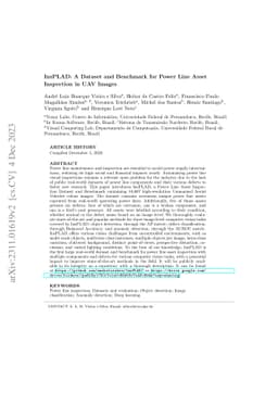 InsPLAD: A Dataset and Benchmark for Power Line Asset Inspection in UAV
  Images